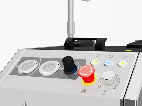 IceRocket PLT dry ice blaster analog controls