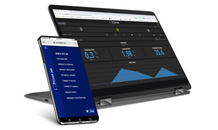 Cold Jet CONNECT - mobile & computer